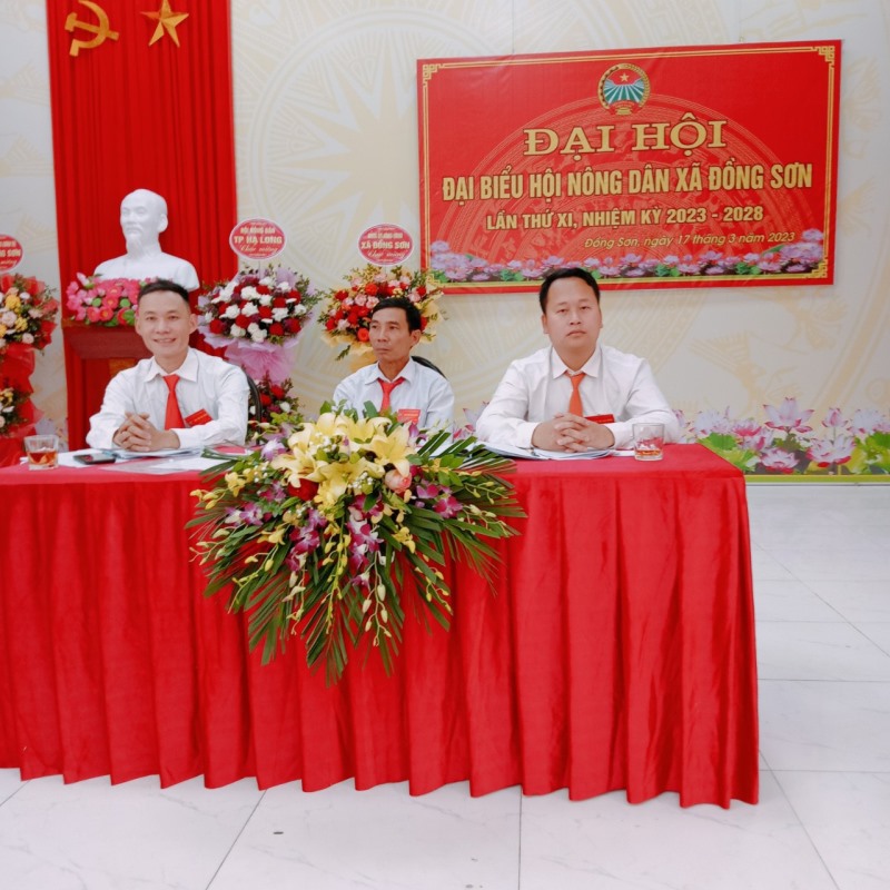 Đại hội đại biểu Hội Nông dân xã Đồng Sơn, nhiệm kỳ 2023 – 2028. 