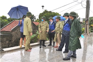 Lãnh đạo Thành phố kiểm tra công tác phòng chống ngập lụt trên địa bàn