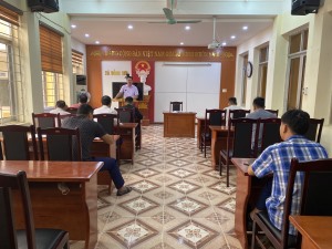 BAN THƯỜNG VỤ ĐẢNG ỦY XÃ ĐỒNG SƠN HỘI Ý THỐNG NHẤT MỘT SỐ NỘI DUNG TRỌNG ĐIỂM CUỐI NĂM 2022 