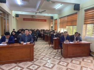 Xã Đồng Sơn tổ chức hội nghị tuyên truyền, phổ biến ý nghĩa Ngày Pháp luật Nước Cộng hòa xã hội chủ nghĩa Việt Nam 