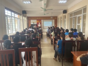 Xã Đồng Sơn phối hợp tổ chức Hội nghị tập huấn kỹ năng phòng ngừa tội phạm mua bán người 