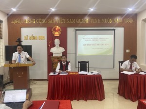 HĐND xã Đồng Sơn khóa X tổ chức kỳ họp thường lệ giữa năm 2024 